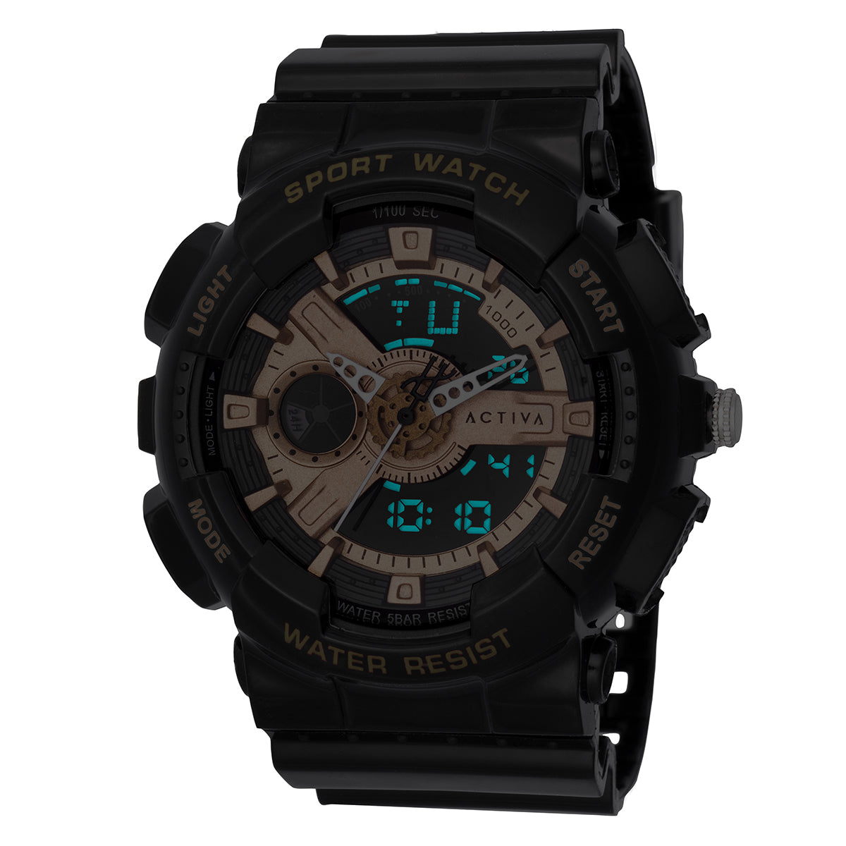Activa Pixel X Invicta Digital Men's Watch - 50mm. Black (ACW499-003)