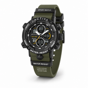 Activa X Invicta Digital Men's Watch - 52mm, Army Green (ACW8038-004)