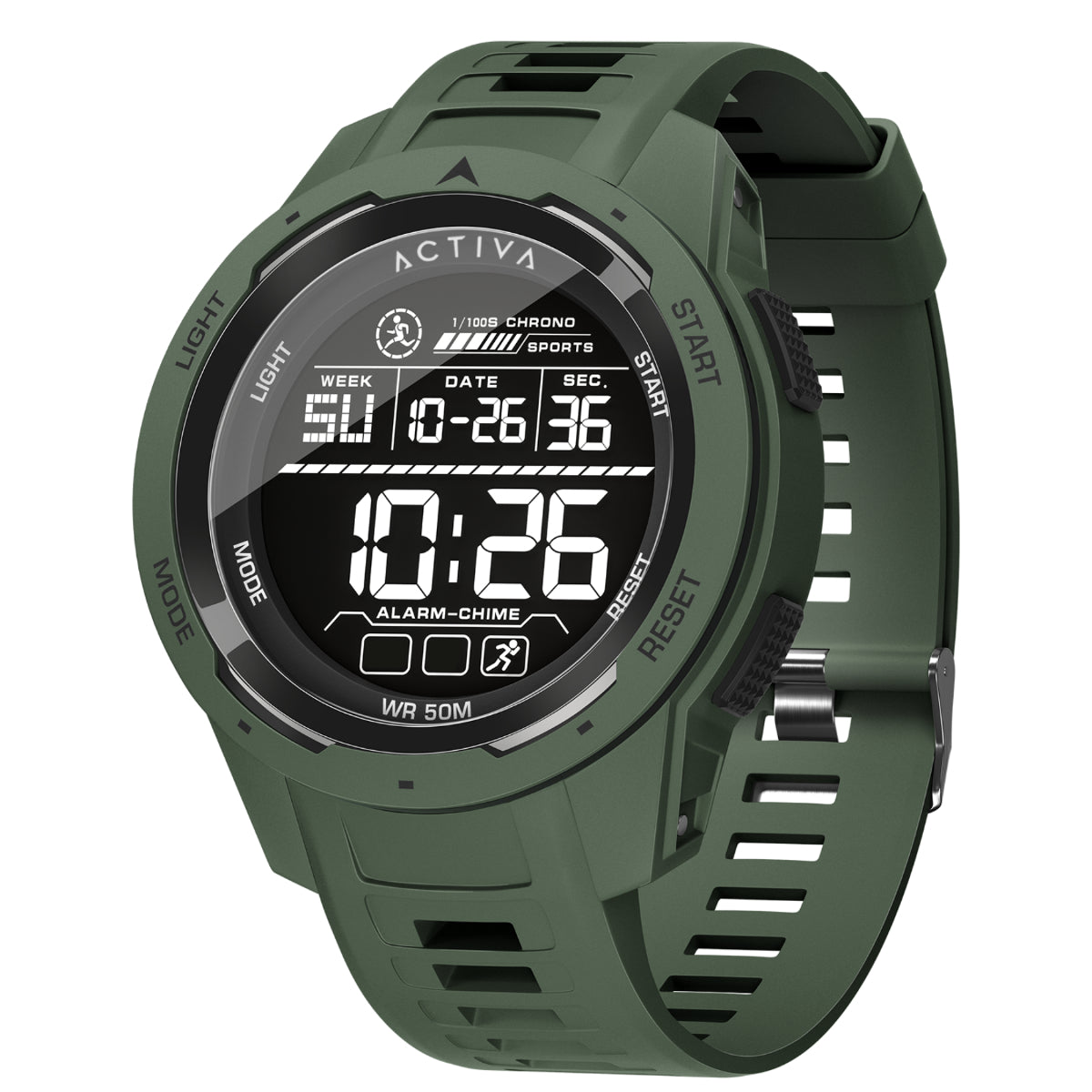 Activa Ranger X Terrain Invicta Digital Men's Watch - 45mm. Green (ACW8105-001)