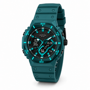 Activa Exon X Invicta Digital Men's Watch - 48mm. Teal. Blue (ACW8120-004)