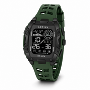 Activa Zalix X Invicta Digital Men's Watch - 46mm. Army Green (ACW8130-003)