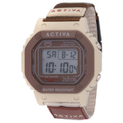 Activa Spectra X Invicta Digital Unisex Watch - 44.5mm, Tan, Brown (ACWF009)