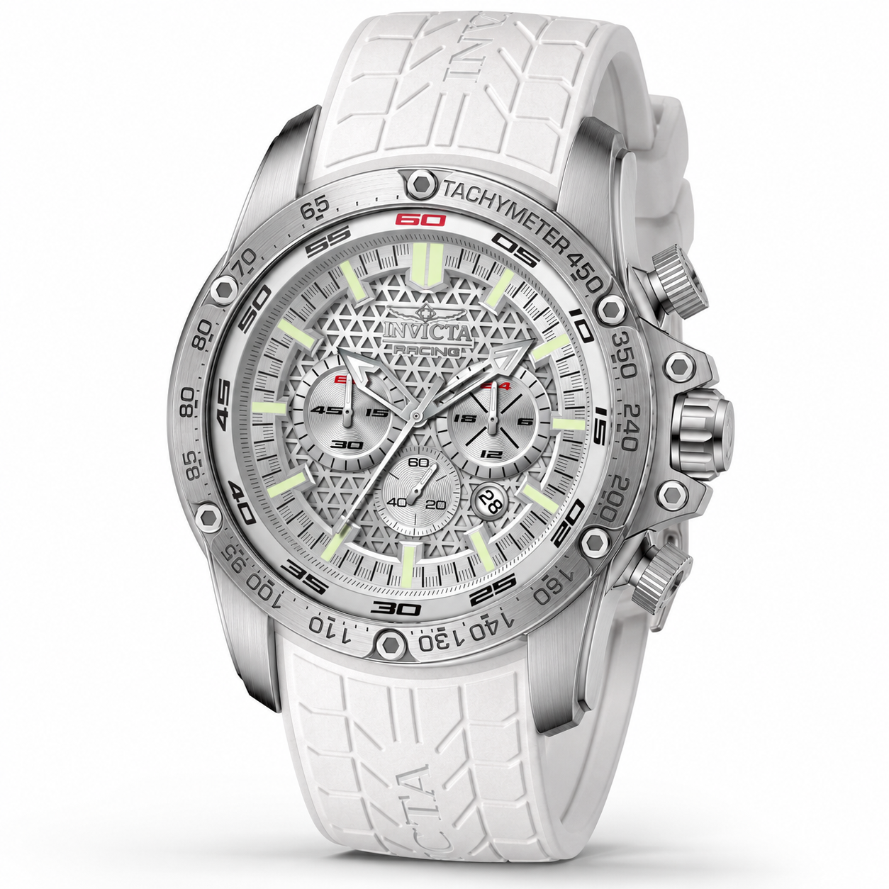 Invicta Speedway Tarmax GTR Men's Watch - 52mm. White (50311)