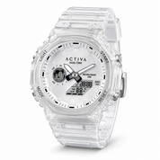 Activa Recon X Invicta Digital Unisex Watch - 45.5mm. Transparent. White (ACW423-016)