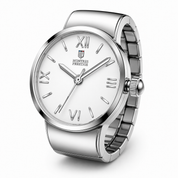 Montres Prestige Mini Ring Watch Women's Watch - 22.5mm, Silver (MPW-0391)