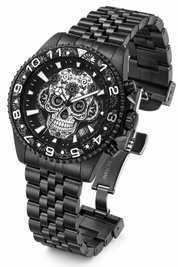 Invicta Pro Diver Dia De Los Muertos Men's Watch - 43mm, Black (43753)