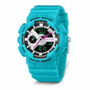 Activa PixelÂ Blue Curacao X Invicta Digital Unisex Watch - 50mm. Blue (ACW499-011)