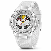 Activa X Invicta Digital Men's Watch - 55mm. White (ACW8092-004)