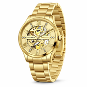 Invicta Objet D Art Automatic Men's Watch w/ Skeleton Dial - 40mm. Gold (69115)