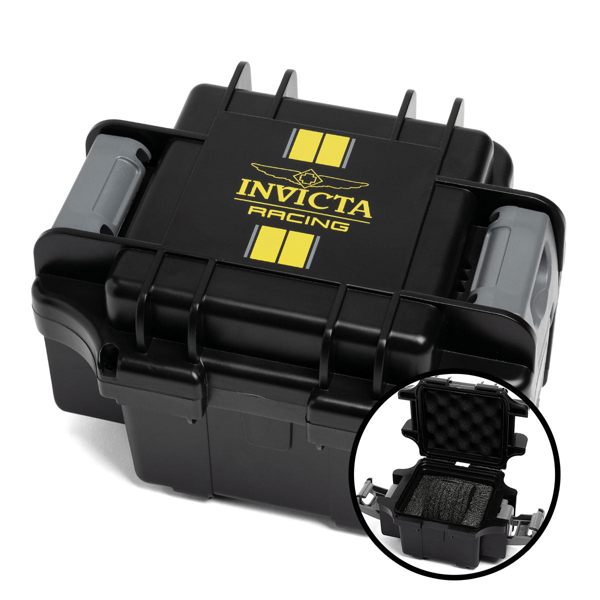 Invicta Racing 1-Slot Dive Impact Watch Case. Black (DC1-RAC)