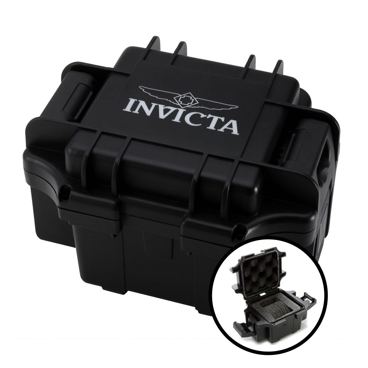 Invicta 1-Slot Dive Impact Watch Case. Black (DC1BLK)