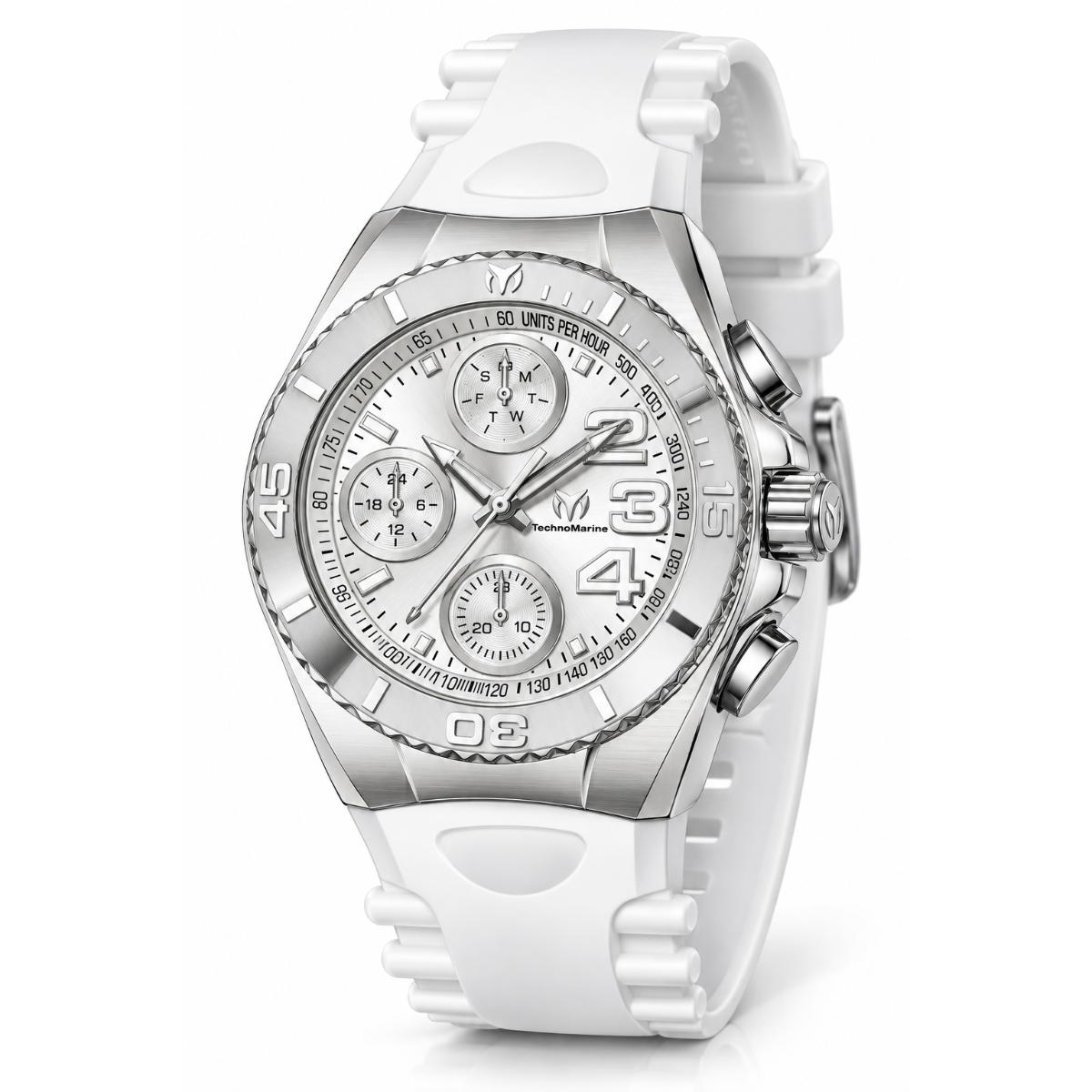 TechnoMarine Cruise JellyFish Unisex Watch - 40mm, White (TM-126019)