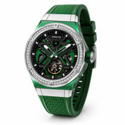 Invicta Objet D Art Diamond Automatic Men's Watch - 45mm, Green with Interchangeable Strap (70129)