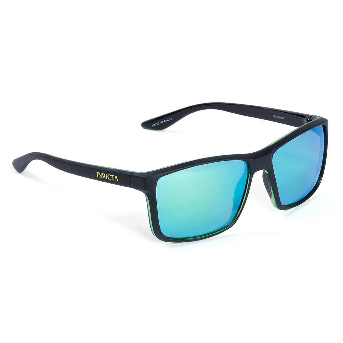 Invicta Unisex Polarized Sunglasses, Green (IEW058-002)