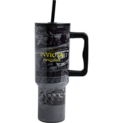 Invicta Racing Stainless Steel Black Insulated Tumbler - 40oz (IG0309-RGRY)