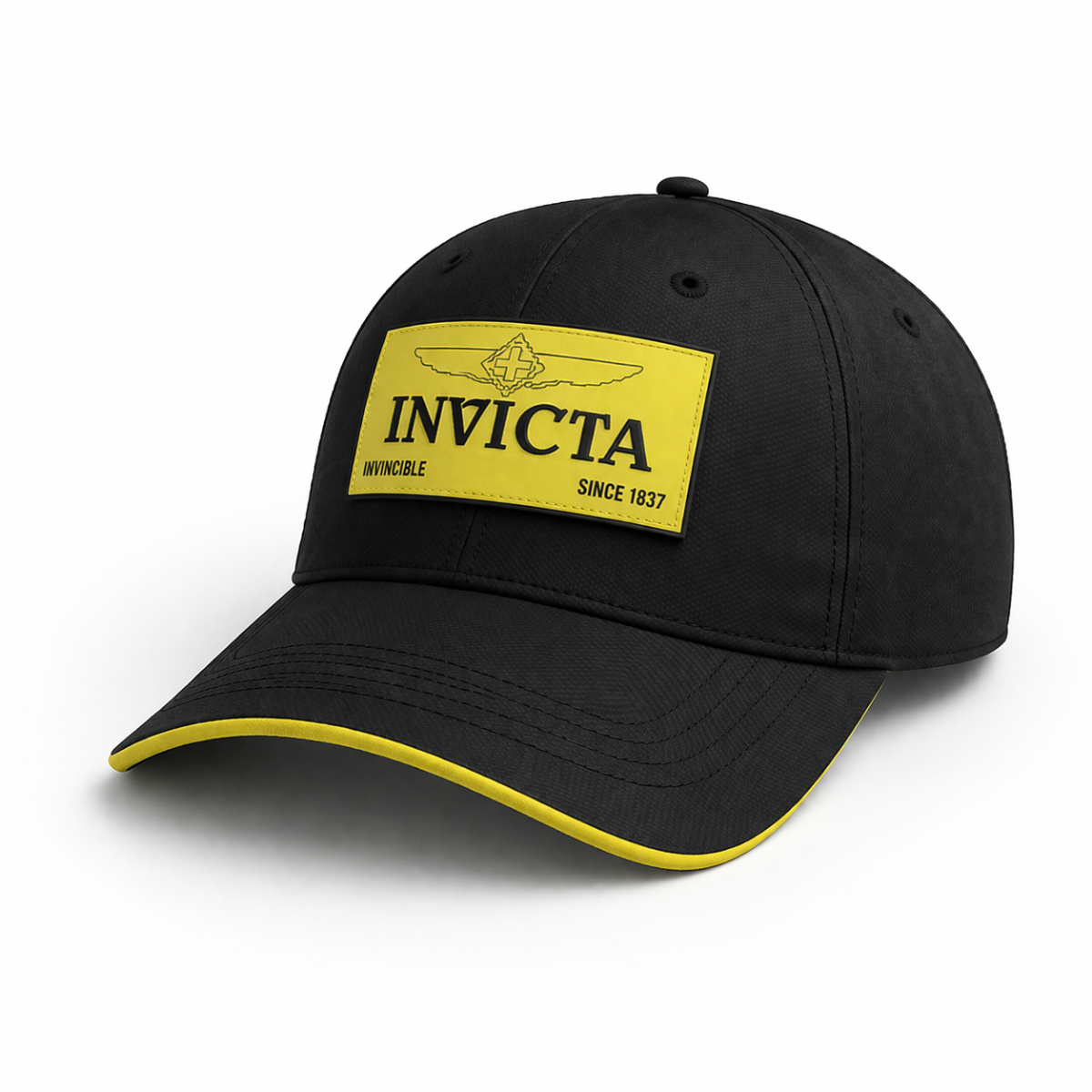 Invicta "Invincible Since 1837" Men Cap - Black. Yellow (IG0366)