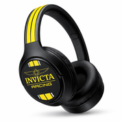 Invicta Racing Power Headphones - Black. Yellow (IG0373)