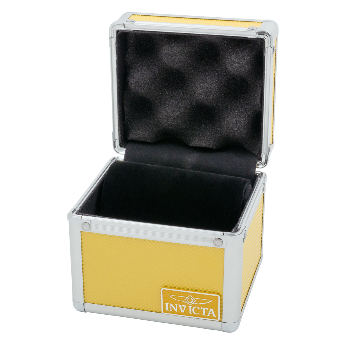 Invicta 1-Slot Aluminum Watch Box. Yellow (IPM545-YEL)