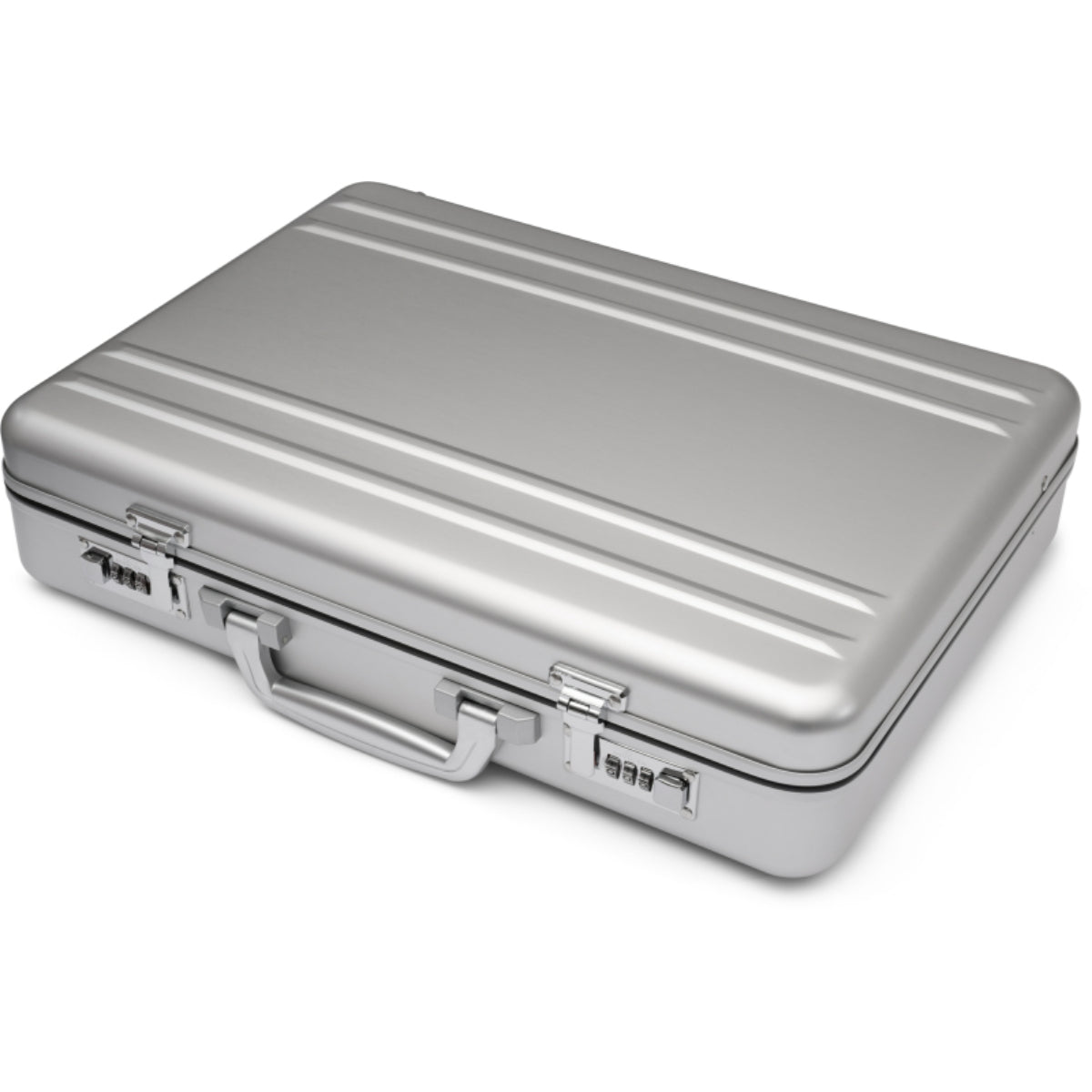 Invicta 18-Slot Aluminum Watch Briefcase. Silver (IPM547TRUE-SIL)