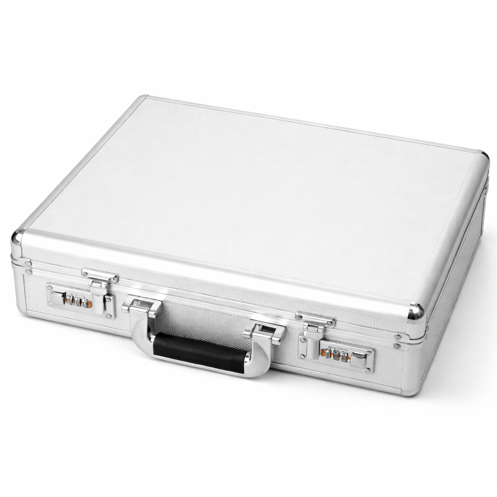 Invicta 18-Slot Aluminum Briefcase Watch. Silver (IPM567-SIL)