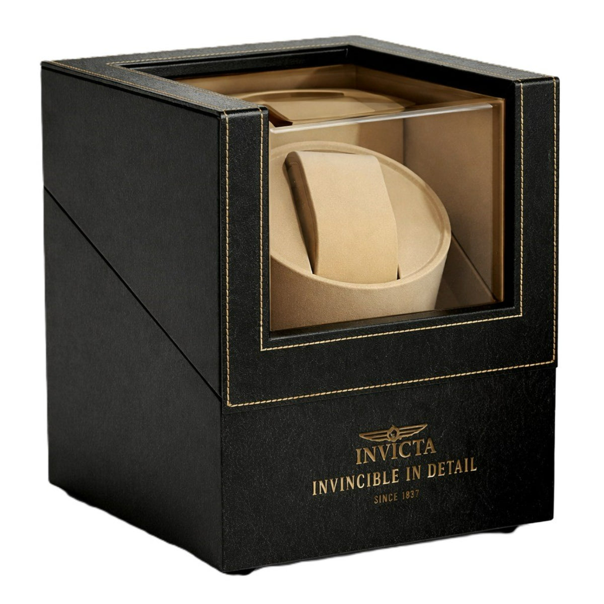 Invicta Watch Winder. Brown/Beige (IPM646)