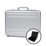 Invicta 18-Slot Aluminum Watch Briefcase, Silver (IPM547-SIL)