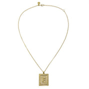 Invicta Angel Women's Initial F Necklace, Gold, 16" (MM-00604)