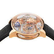 Montres Prestige X Invicta Quartz Men's Watch w/ Skeleton Dial - 46mm. Black (MPW-0141)