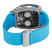 Montres Prestige Engine X Invicta Automatic Men's Watch w/ Skeleton Dial - 44mm. Blue (MPW-0154)