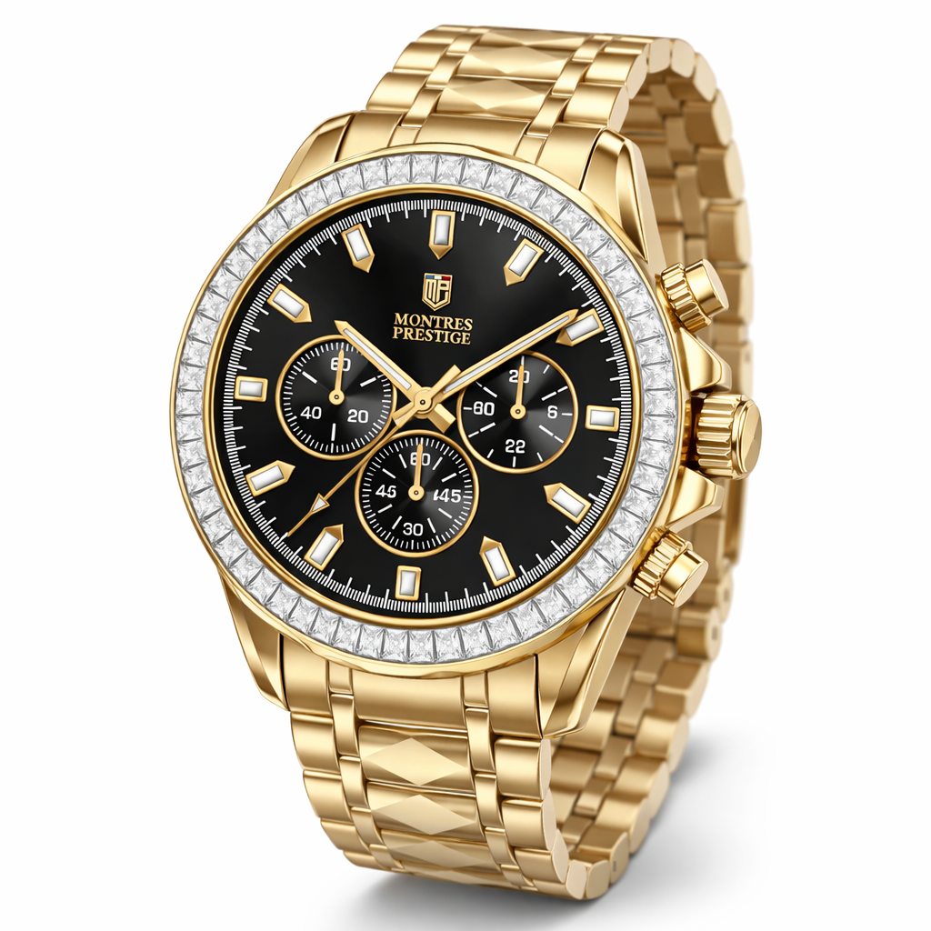 Open Box Montres Prestige X InvictaMen's Watch - 44.5mm. Gold (AIC-MPW-0335)