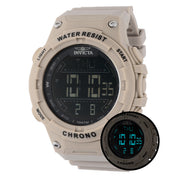 Invicta Racing Burnout Digital Men's Watch - 52mm. Light Brown (47526)