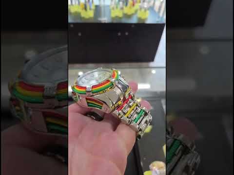 Invicta Bolt One Love Swiss Ronda Z60 Caliber Men's Watch - 53mm, Steel, Red, Yellow, Green (27496)