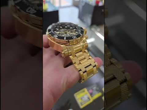 Invicta Coalition Forces Night Hawk Men's Watch - 52mm. Gold (32720)