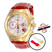 TechnoMarine Cruise Valentine Women's Watch - 40mm, Red, White with Interchangeable Strap (ZG-TM-117003)