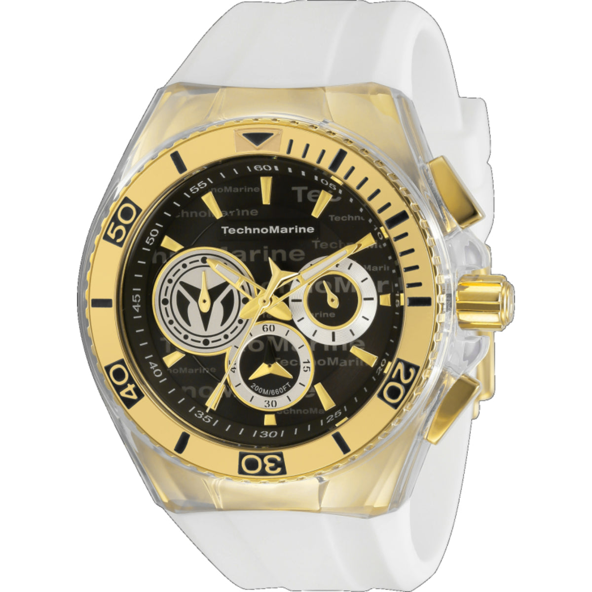 TechnoMarine Cruise California Men's Watch - 47mm. White (TM-118126)