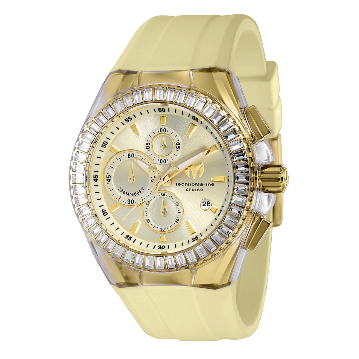TechnoMarine Cruise Original Men's Watch - 45mm, Champagne (ZG-TM-121159)