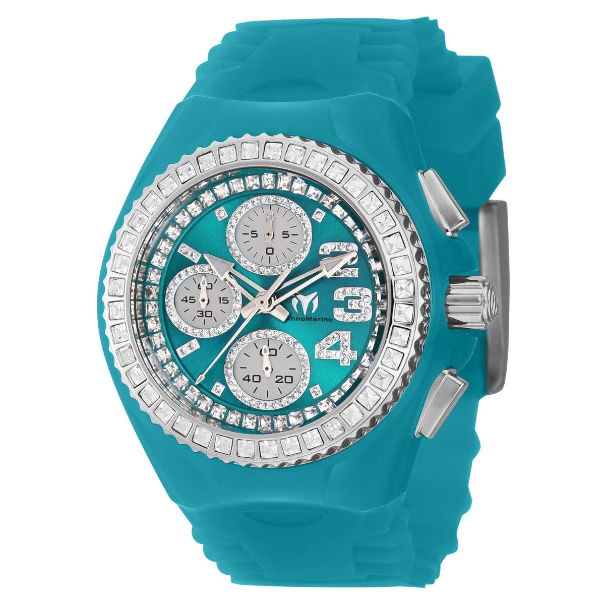 TechnoMarine Cruise JellyFish Women's Watch - 40mm, Turquoise, Translucent (TM-121194)