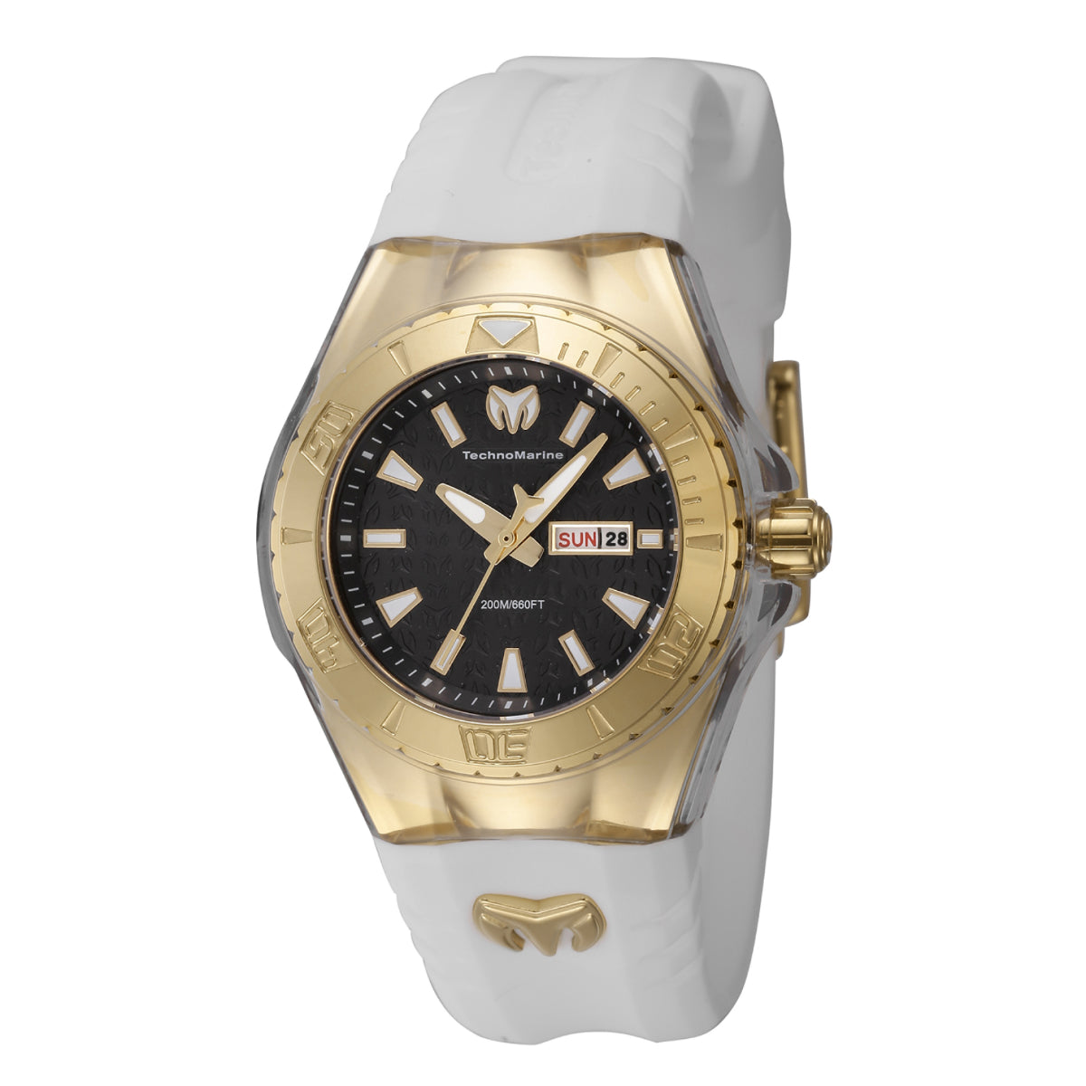 TechnoMarine Cruise Monogram Women's Watch - 36.5mm, White (TM-122022)
