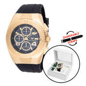 Technomarine Men's TM-124030 Cruise Quartz Chronograph Black Dial Watch (ZG-TM-124030)