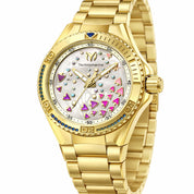 TechnoMarine Cruise Dream Unisex Watch w/ Mother of Pearl Dial - 40mm. Gold (TM-125006)