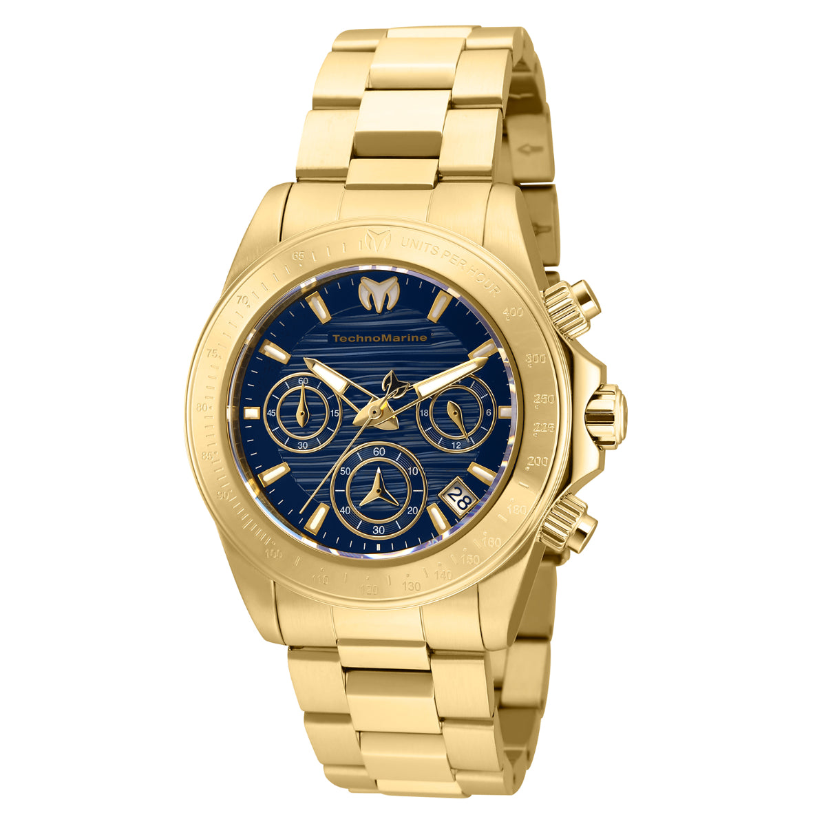 TechnoMarine Manta Ray Unisex Watch - 38mm, Gold (ZG-TM-219015)