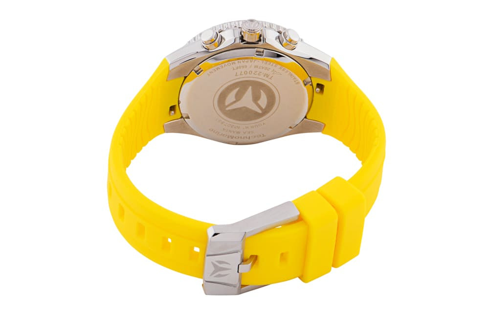 TechnoMarine Manta Sea Unisex Watch w/ Mother of Pearl Dial - 40mm. Yellow (TM-220077)