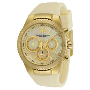TechnoMarine Manta Sea Women's Watch w/ Mother of Pearl Dial - 40mm. Champagne (TM-220080)