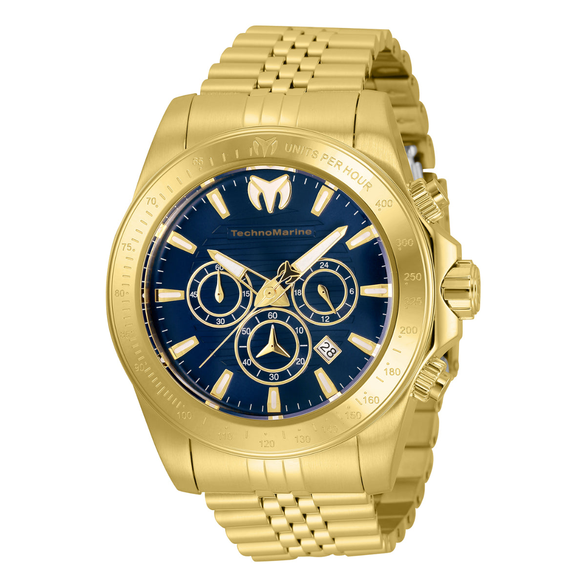 TechnoMarine Manta Grand Men's Watch - 47mm, Gold (ZG-TM-220149)