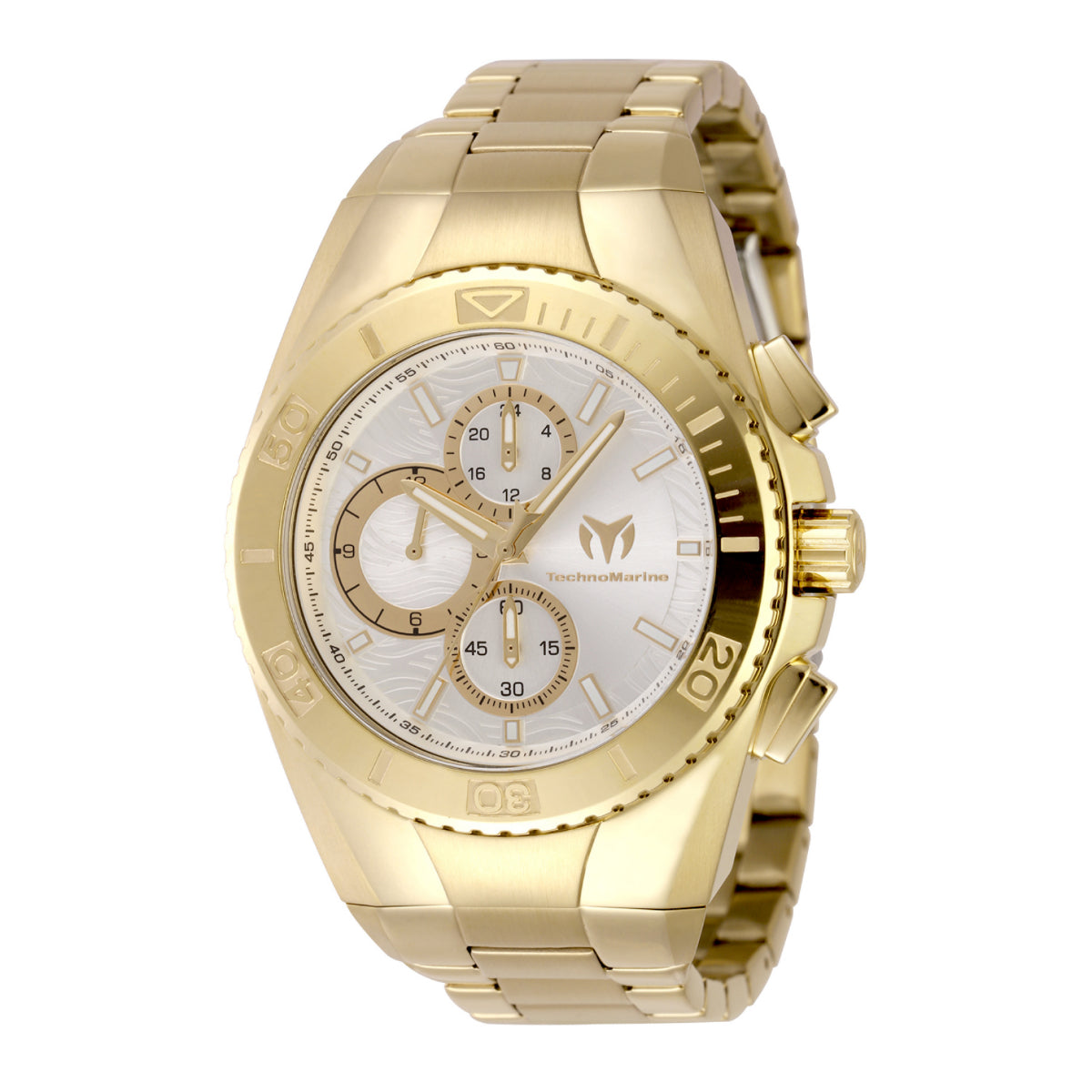 TechnoMarine Manta Ocean Men's Watch - 44.5mm, Gold (TM-224022)