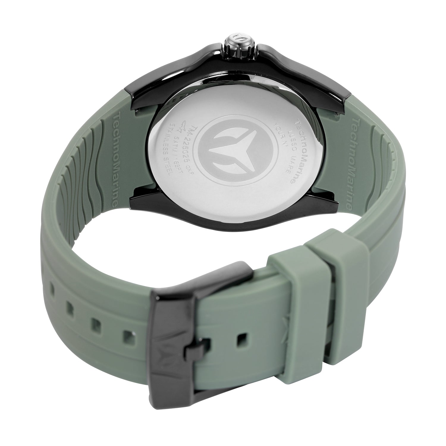 TechnoMarine Lusso Mare Men's Watch - 44mm. Olive Green (TM-225025)