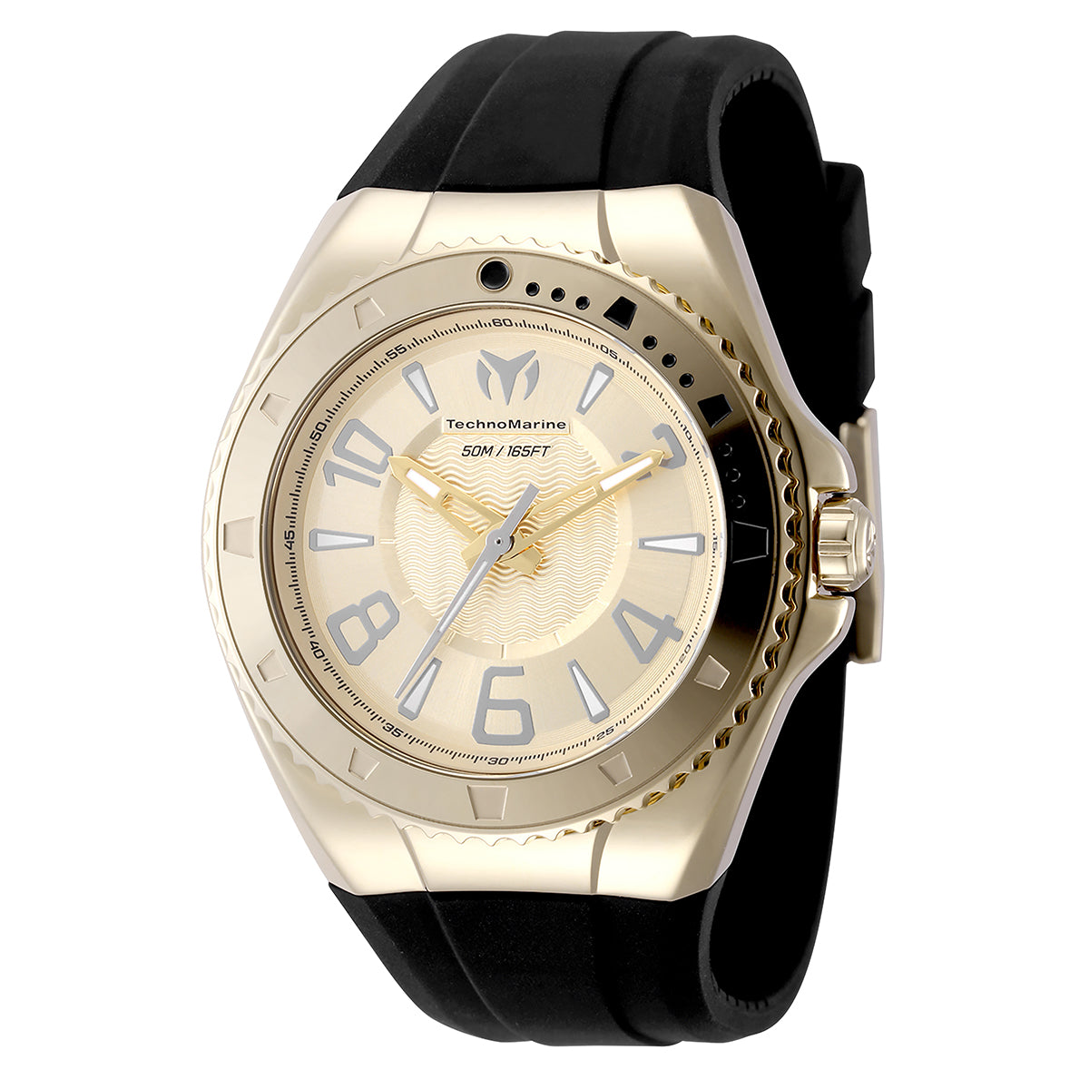 TechnoMarine Lusso Mare Men's Watch - 44mm. Black (TM-225034)