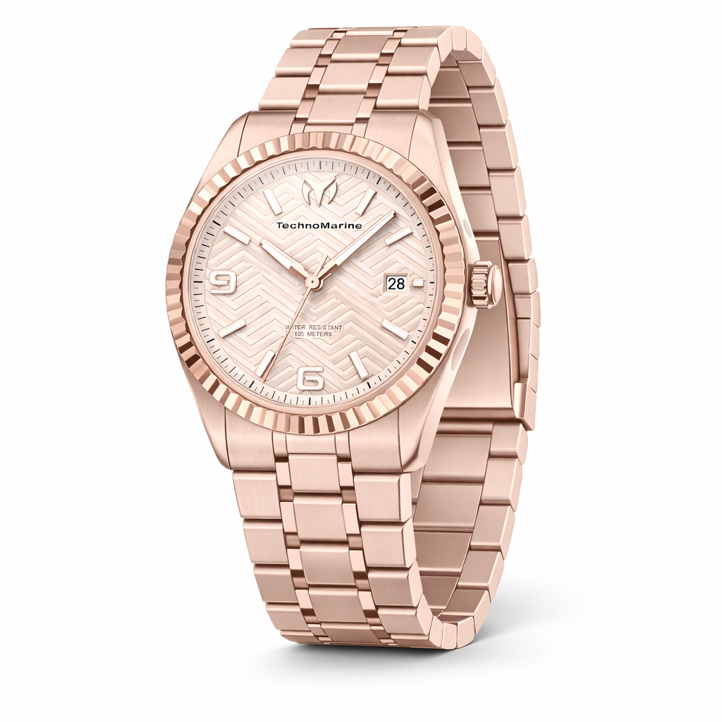 TechnoMarine TERRA NOVA Women's Watch - 36mm. Rose Gold (TM-225066)