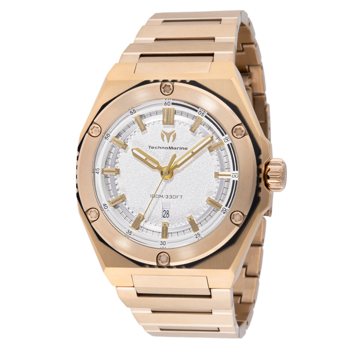 TechnoMarine Coral Legacy Men's Watch - 45mm. Gold (TM-416077)