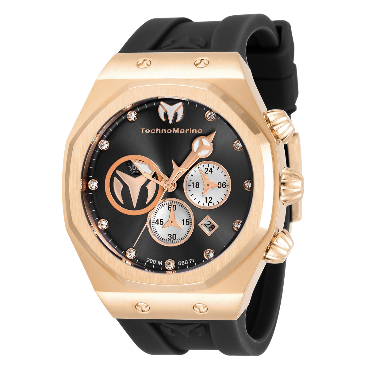 TechnoMarine Reef Sun Men's Watch - 45mm, Black (ZG-TM-520004)